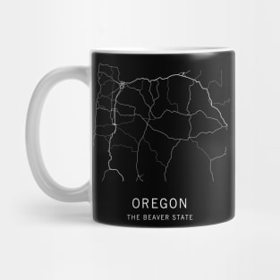 Oregon State Road Map Mug